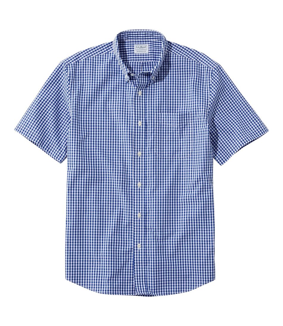 Men's Wrinkle-Free Vacationland Sport Shirt, Traditional Fit Short ...