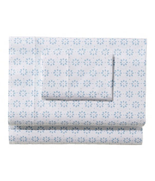 Sunwashed Percale Sheet Collection, Print