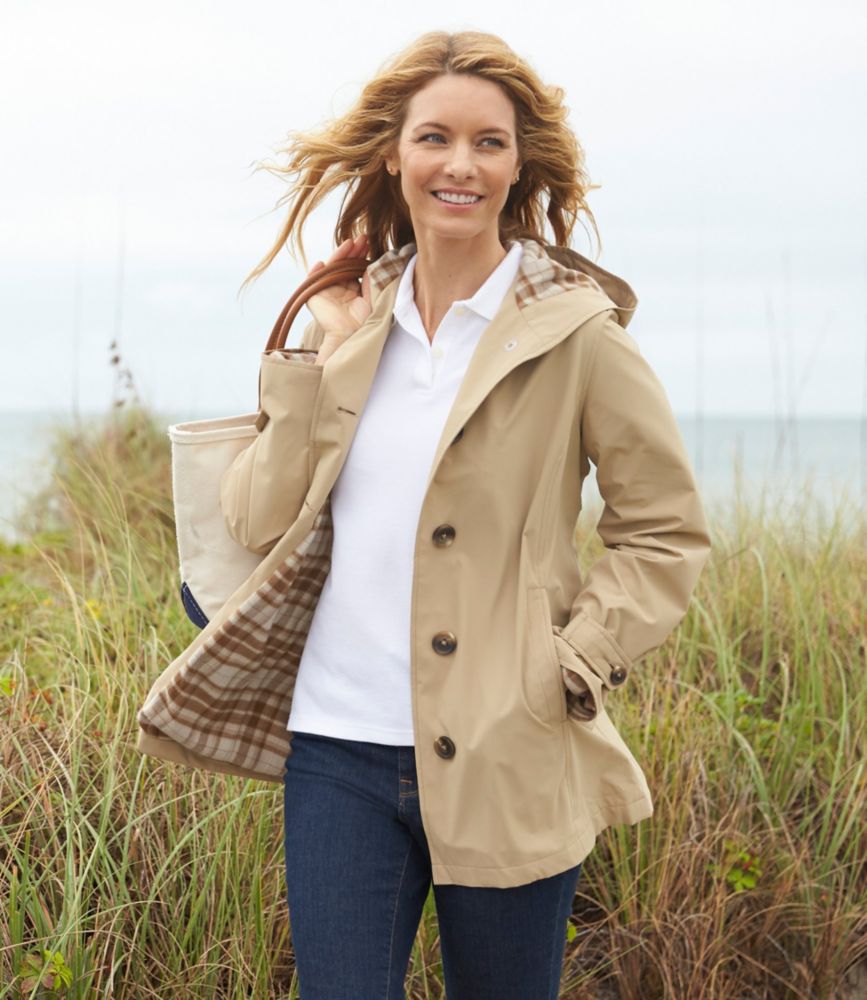 ll bean ladies trench coat