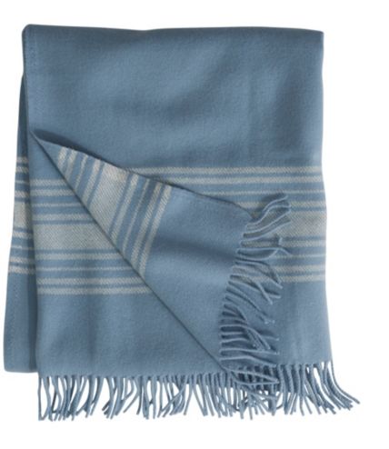 Washable Wool Throw, Striped | Free Shipping at L.L.Bean