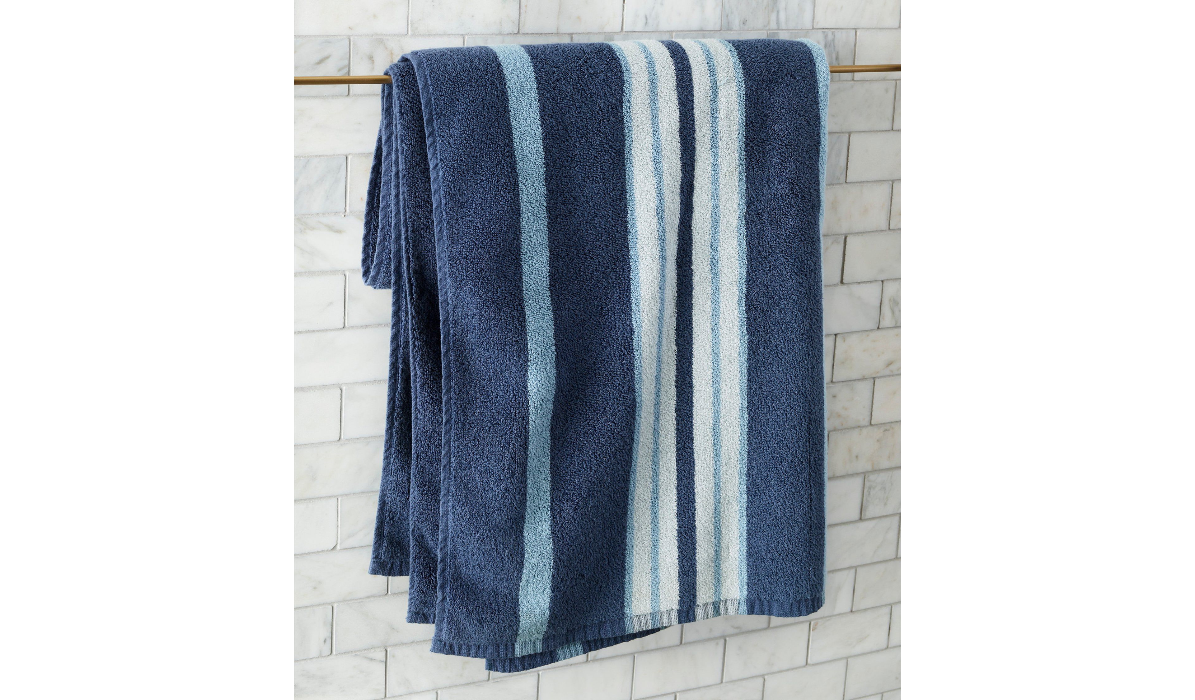 Premium Cotton Towel Set, Stripe