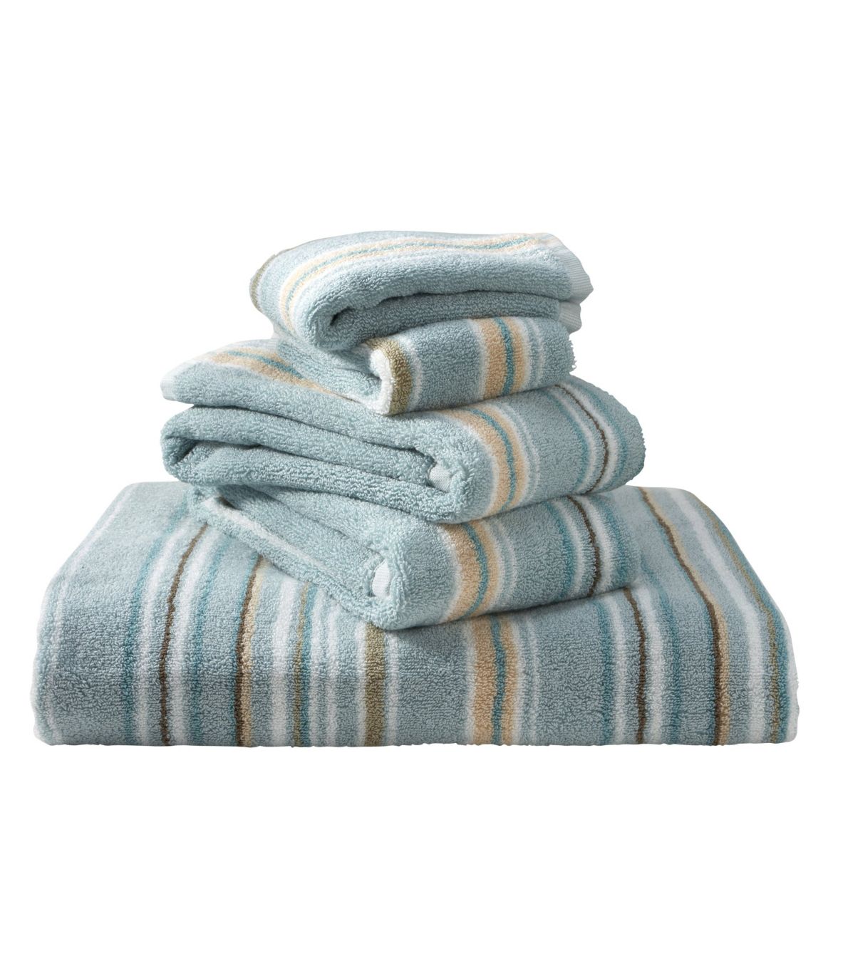 Premium Cotton Towel Set, Stripe at L.L. Bean