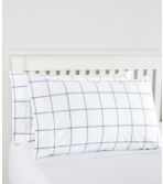 280-Thread-Count Pima Cotton Percale Sheet, Fitted, Windowpane