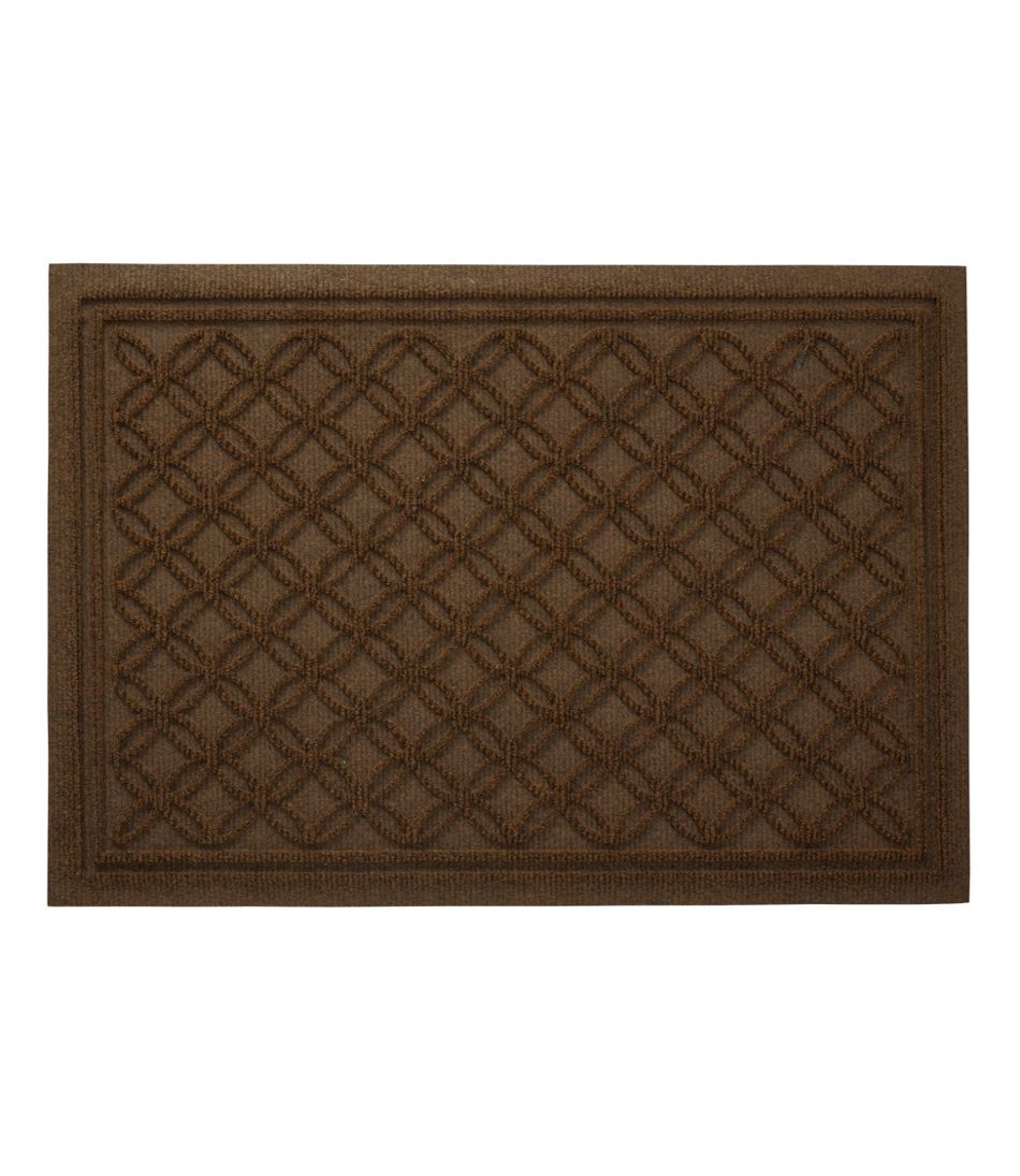 Heavyweight Recycled Waterhog Doormat Locked Circles