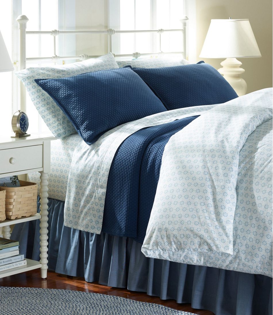 Sunwashed Percale Comforter Cover, Print