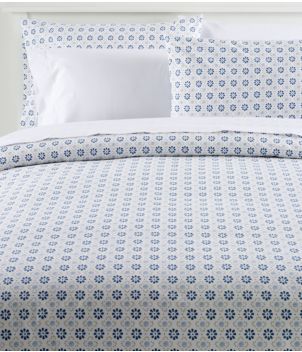 Sunwashed Percale Comforter Cover, Print