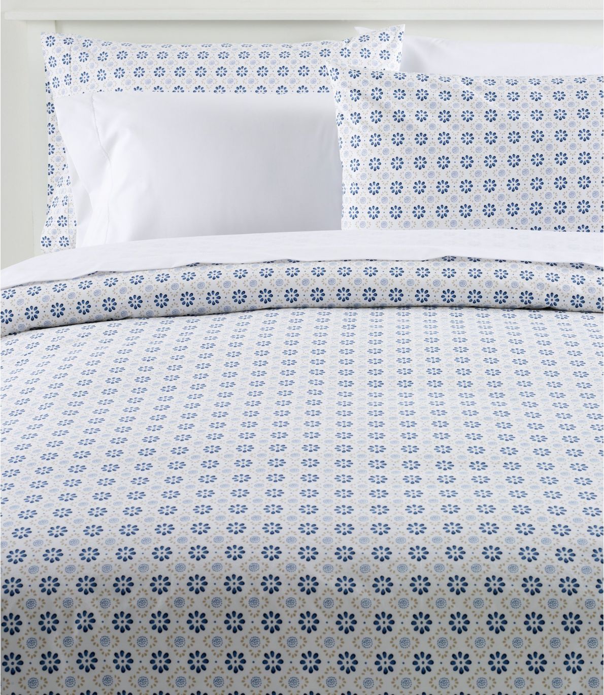 Sunwashed Percale Comforter Cover, Print