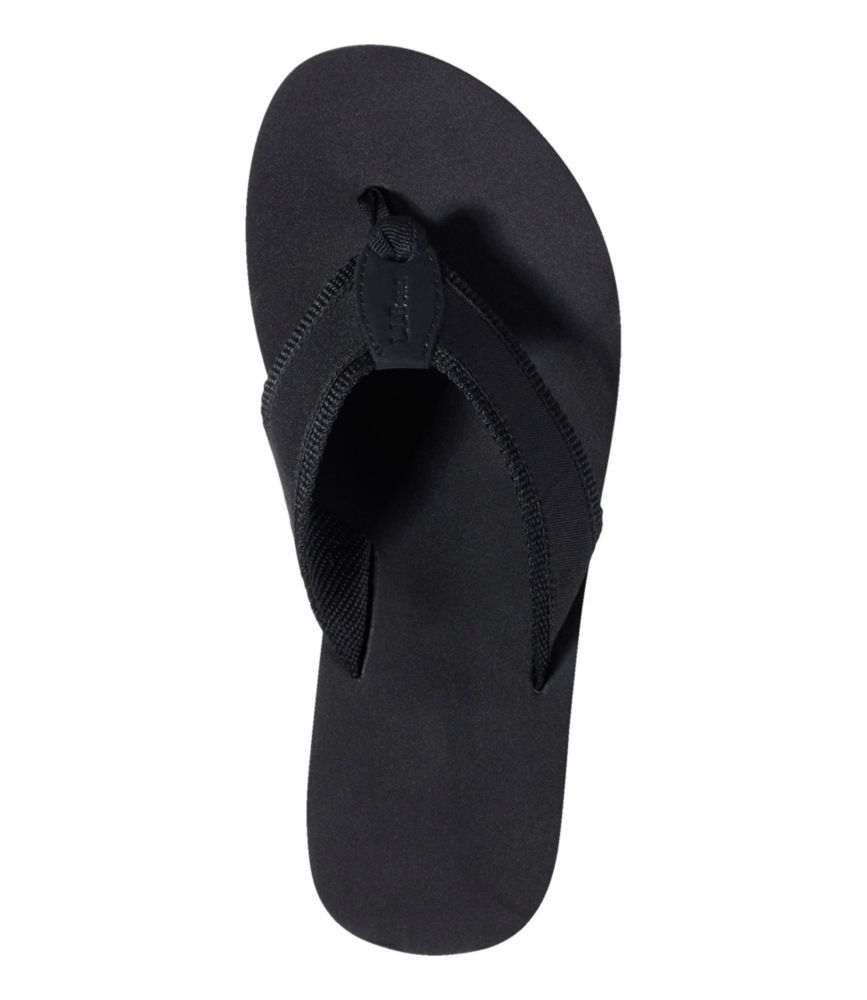 Women's Maine Isle Flip-Flops, Black, small image number 4