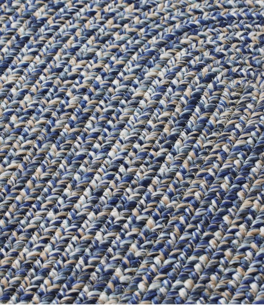 All-Weather Braided Runner, Concentric Pattern Oval, Ocean, small image number 3