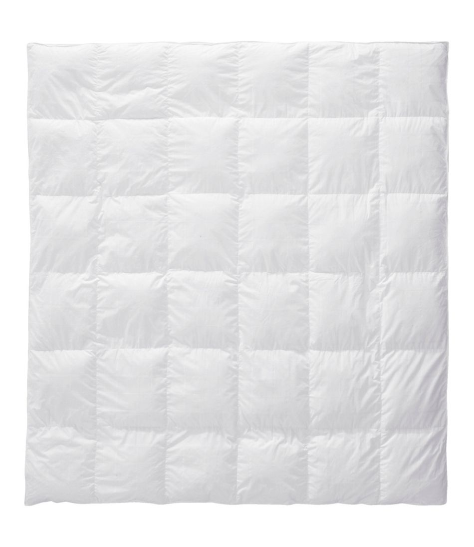 Sateen White Goose Down Comforter Warm