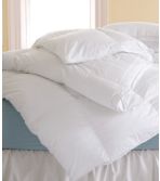 Sateen White Goose Down Comforter, Warm