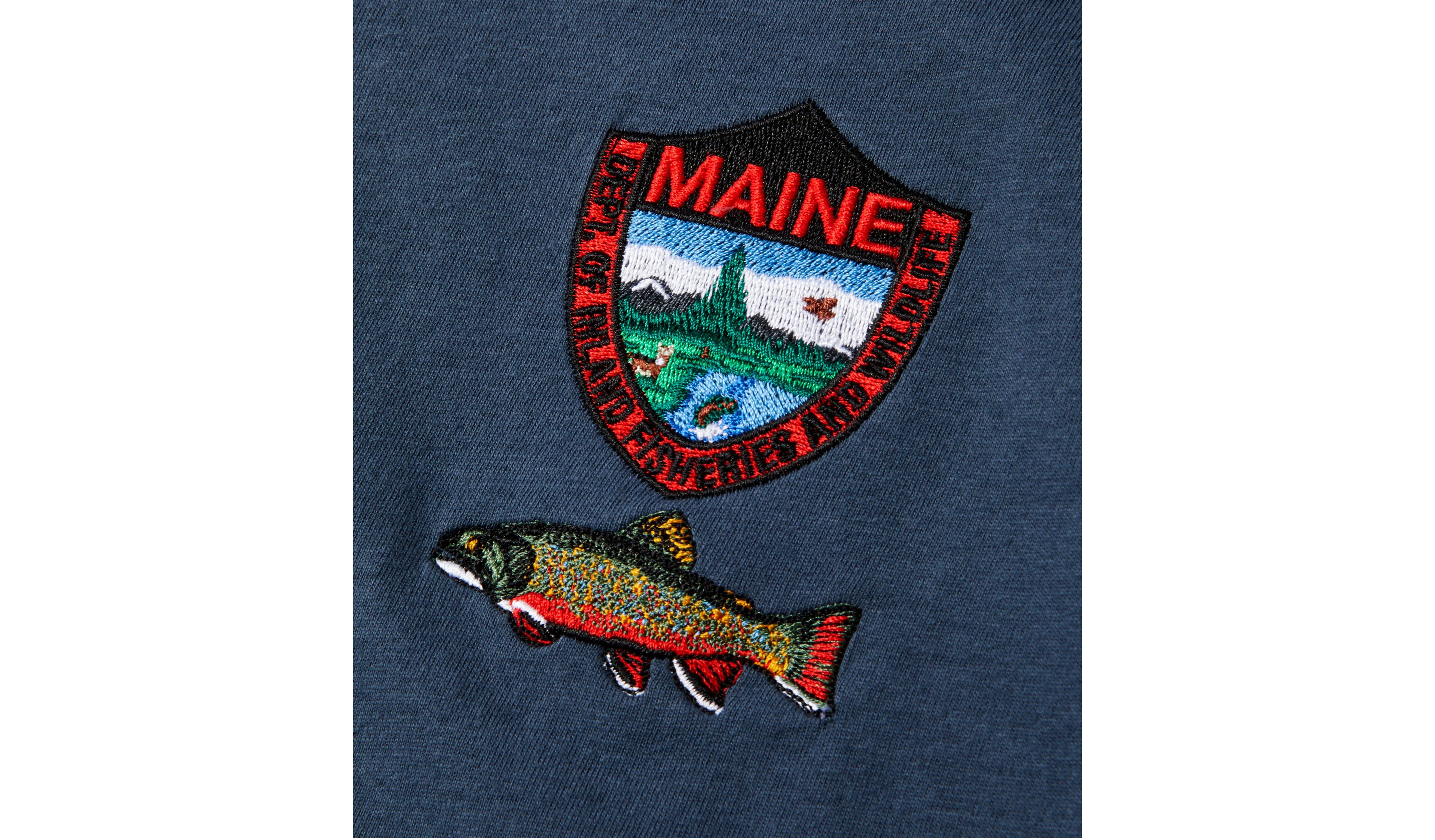 Men's MIF&W Tee, Long-Sleeve Brook Trout