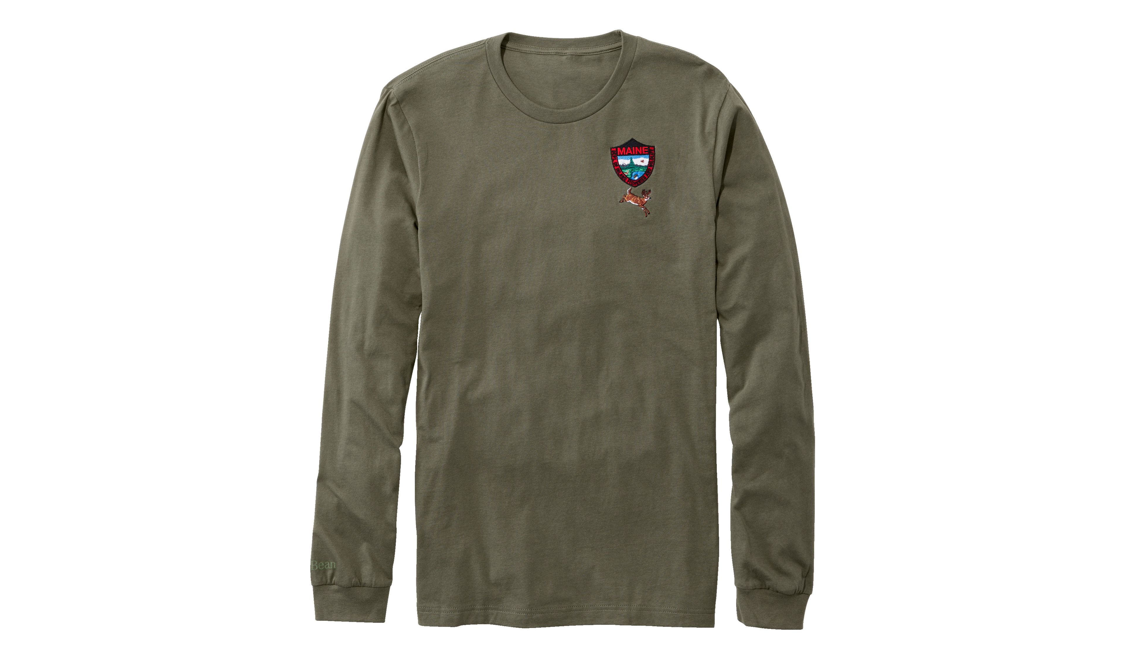 Men's MIF&W Tee, Long-Sleeve White-Tailed Deer