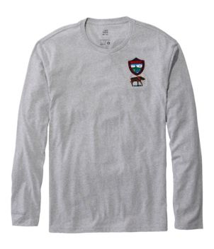 Men's MIF&W Tee, Long-Sleeve Moose