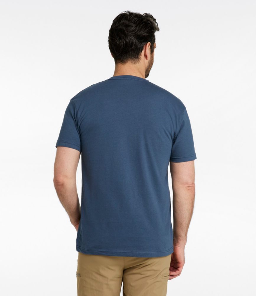 Men's MIF&W Tee, Short-Sleeve Brook Trout, Indigo, small image number 3