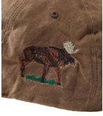 Adults' MIF&W Waxcloth Hat, Moose