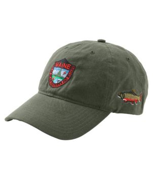 Adults' MIF&W Waxcloth Hat, Brook Trout