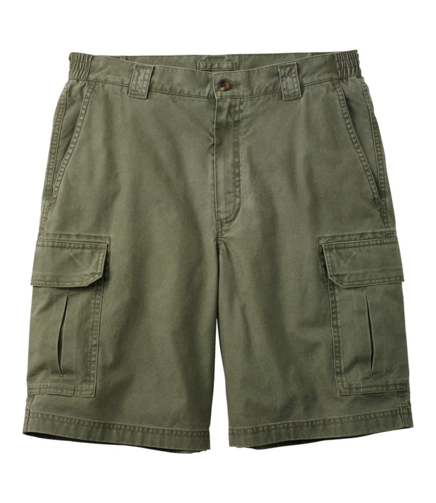 Men's Tropic-Weight Cargo Shorts, Comfort Waist, 10", Dusty Olive, small image number 1