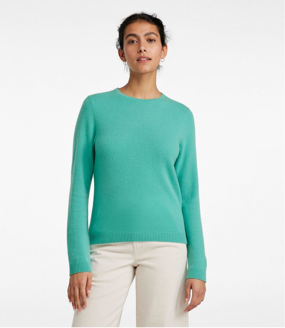 cashmere sweaters. 