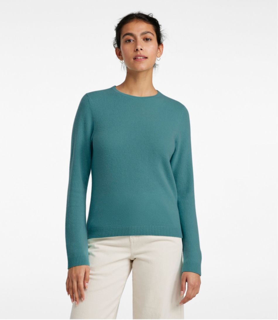 Essentials Women's Standard 100% Cotton Crewneck Sweater