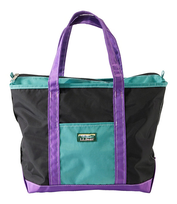 Everyday Lightweight Tote Bag, Black/Bright Purple, largeimage number 0