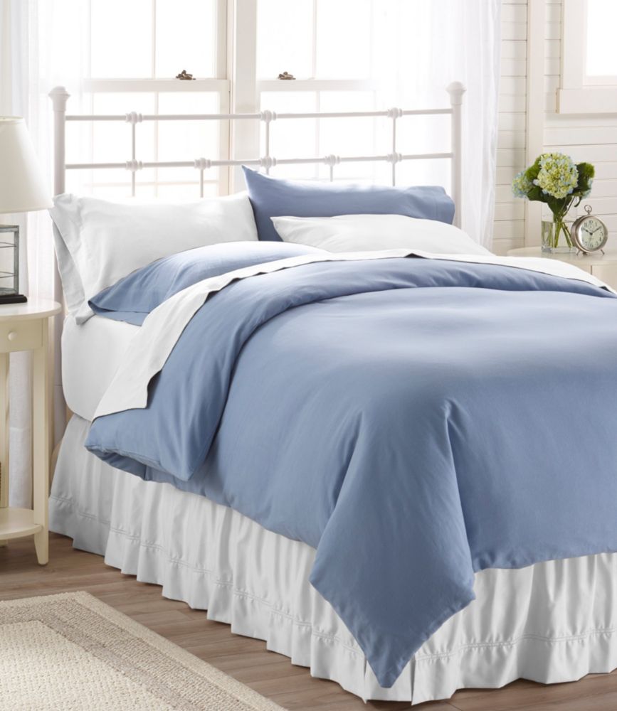 Ultrasoft Comfort Flannel Sheet, Fitted, Bay Blue, small image number 3