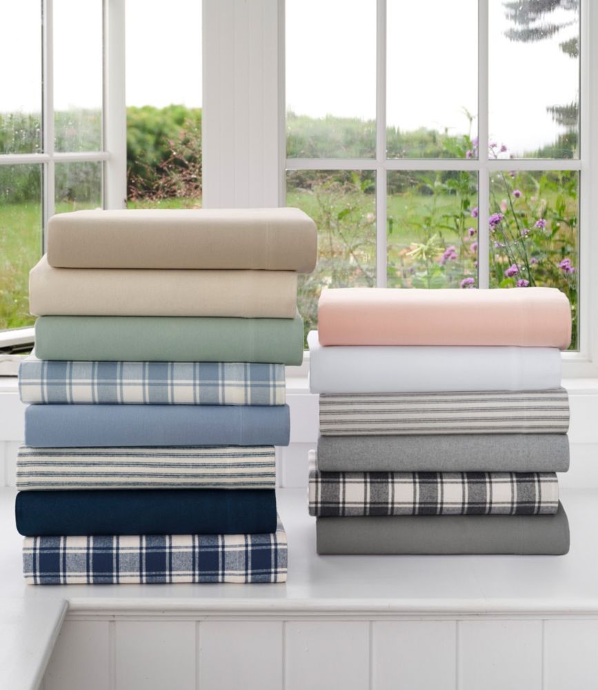 Ultrasoft Comfort Flannel Sheet, Fitted, Heather Gray, small image number 6