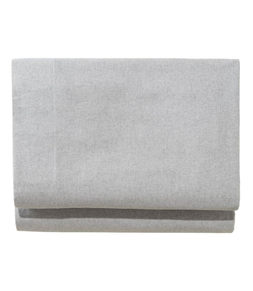 Ultrasoft Comfort Flannel Sheet, Fitted, Heather Gray, small image number 1