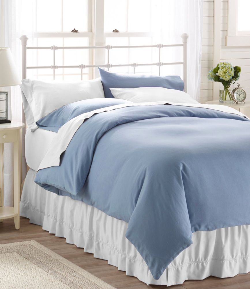 Ultrasoft Comfort Flannel Comforter Cover, Bay Blue, small image number 4