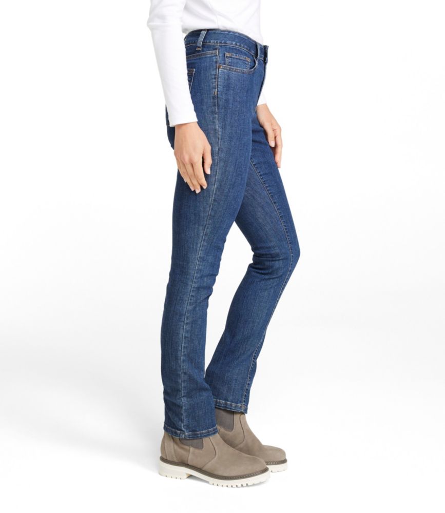 Women's True Shape Jeans, High-Rise Slim-Leg, Rinsed, small image number 4