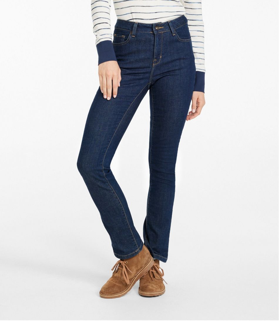 Women's Slim Straight Fit Stretch Jeans