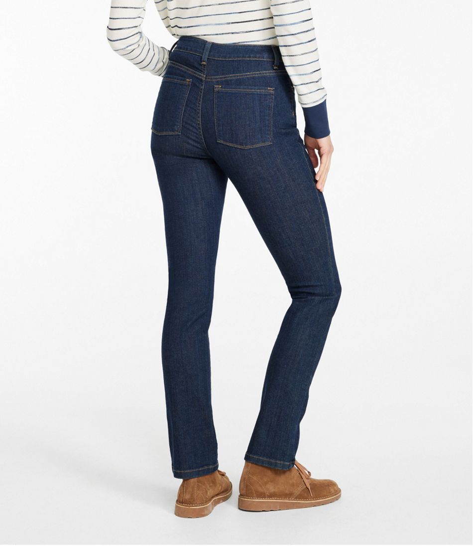Women's True Shape Jeans, High-Rise Slim-Leg | Pants & Jeans at L.L.Bean