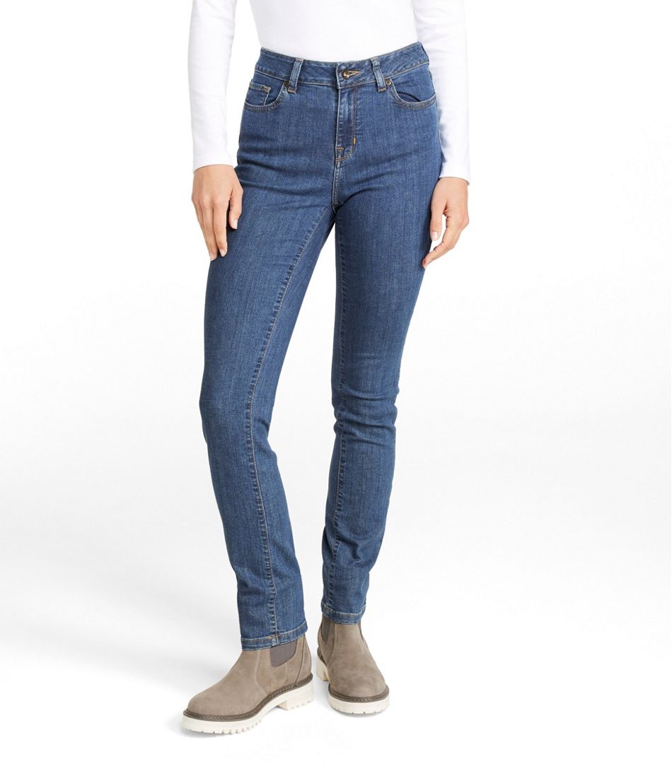 Women's True Shape Jeans, High-Rise Slim-Leg | Pants & Jeans at L.L.Bean