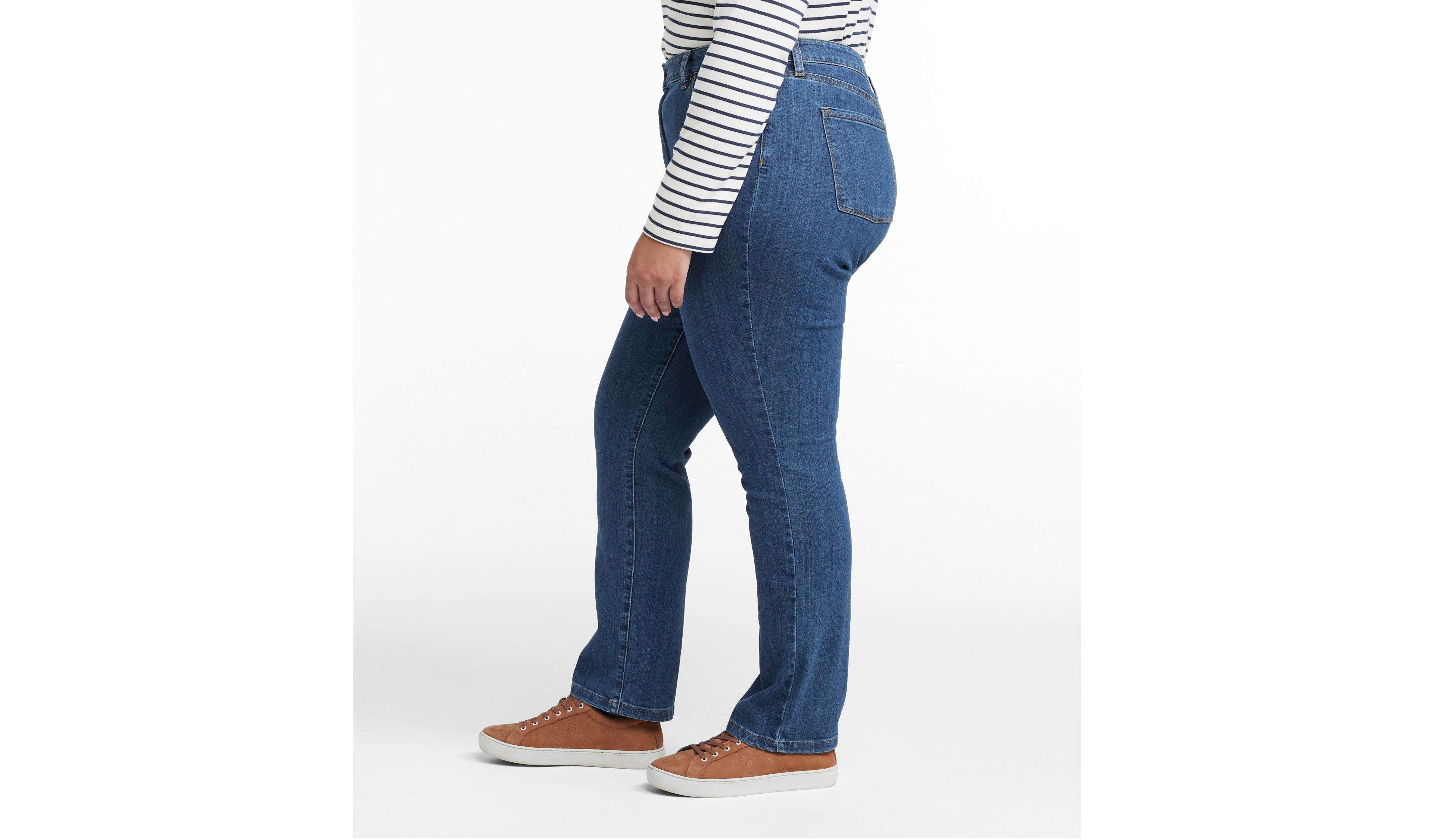 Women's True Shape Jeans, High-Rise Slim-Leg