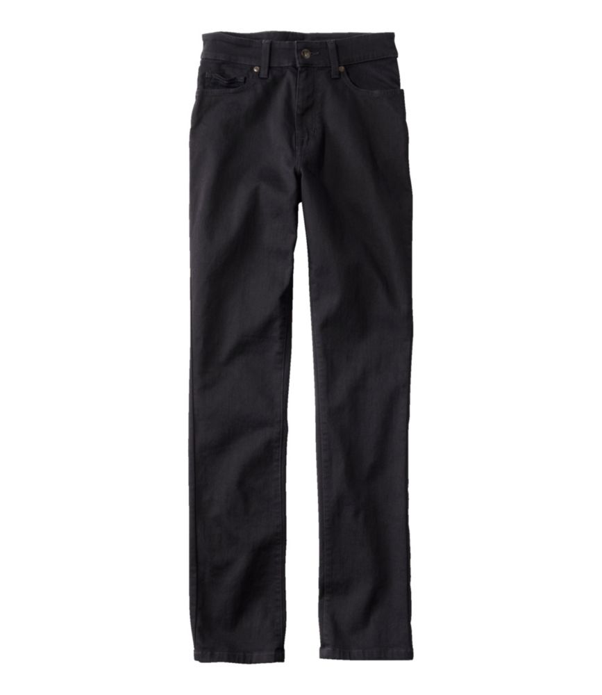 Women's True Shape Jeans, High-Rise Slim-Leg, Black, small image number 1