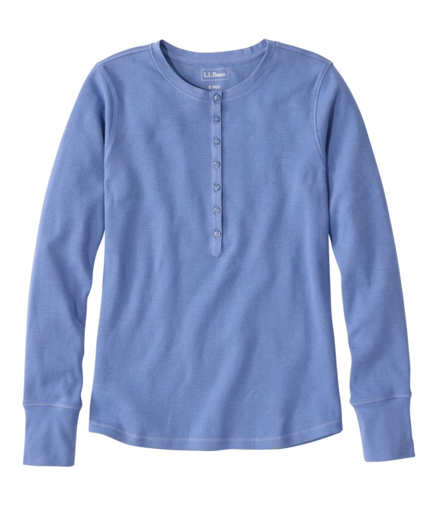 Women's Waffle-Knit Henley
