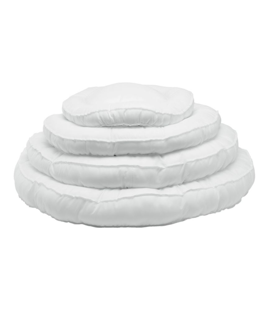 white dog bed