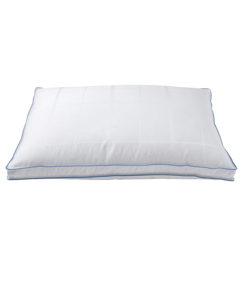 700-Fill-Power Sateen White Goose Down Pillow, Pale Blue, small image number 1