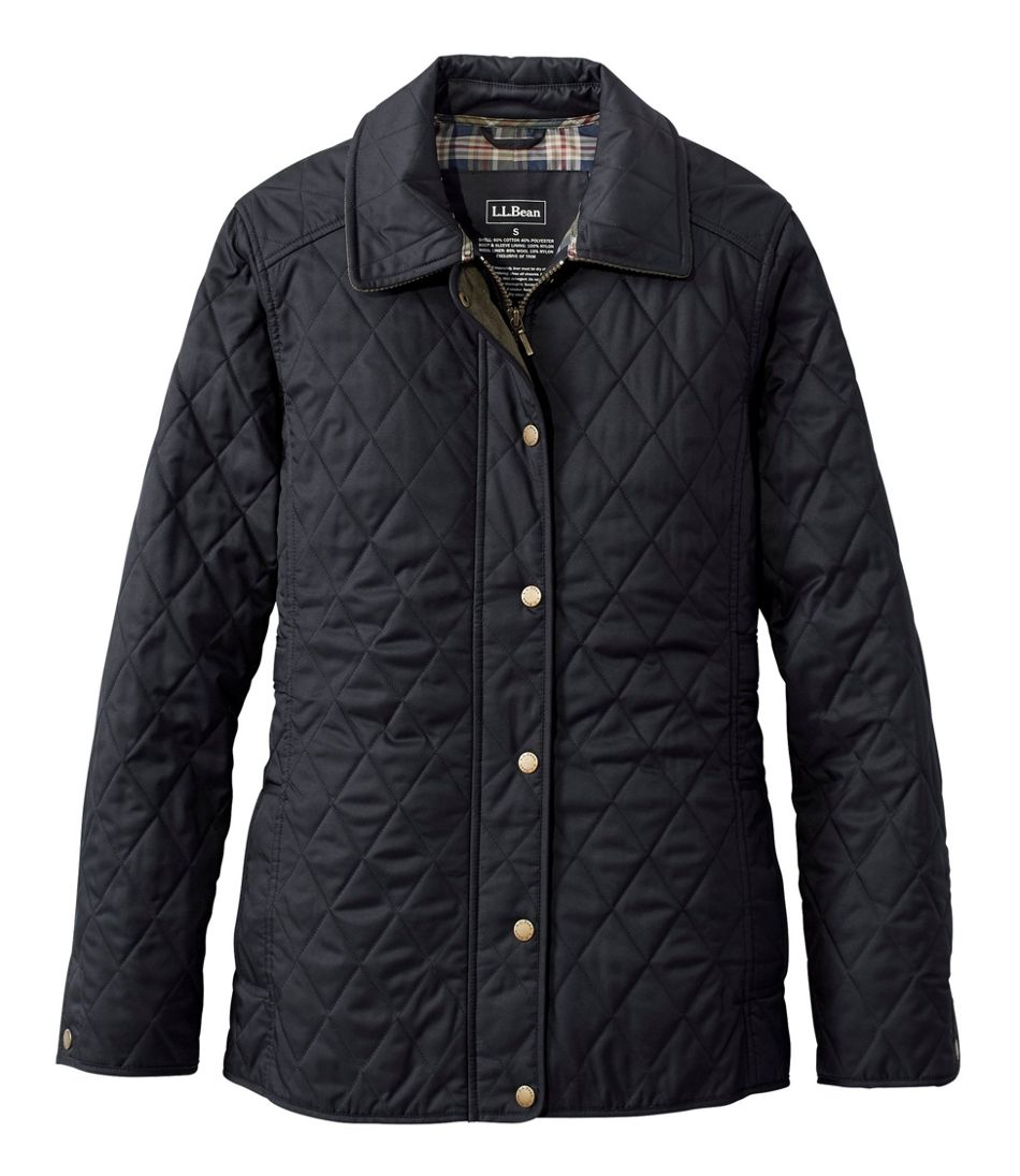 Womens Quilted Riding Jacket Casual At Llbean Womens Quilted Riding Jacket Casual At Llbean