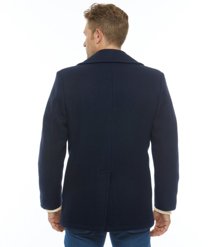 authentic navy pea coat