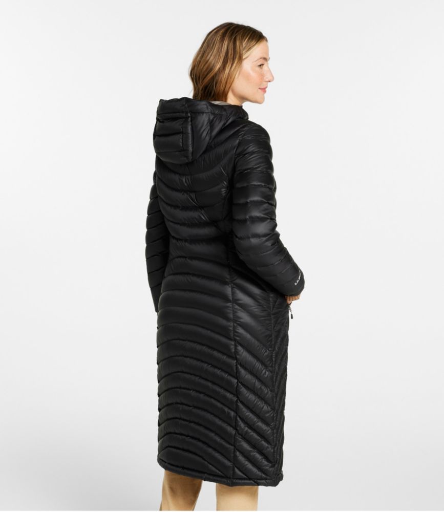 long women's down coat with hood