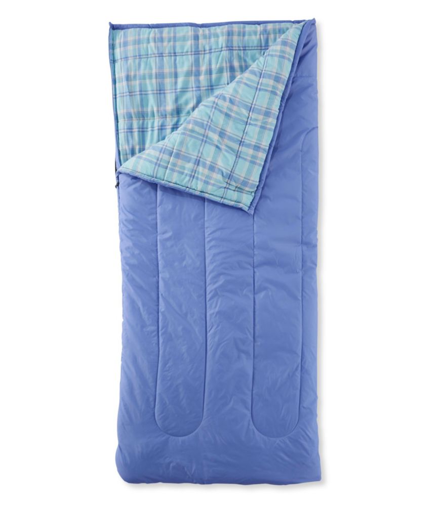 kids flannel lined sleeping bag