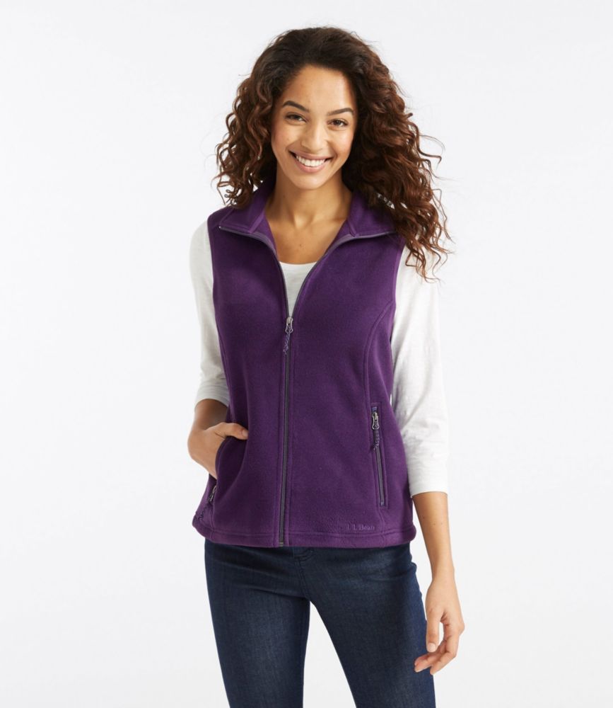 womens fleece vest with hood