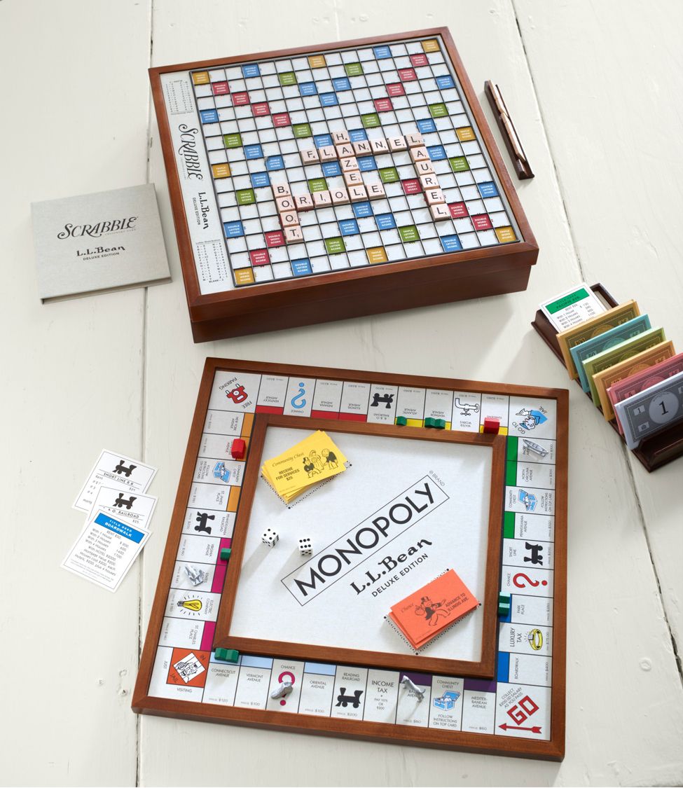 L.L.Bean Deluxe Scrabble/Monopoly at L.L. Bean