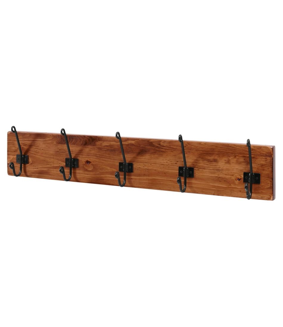 Rustic Wooden Wall Rack