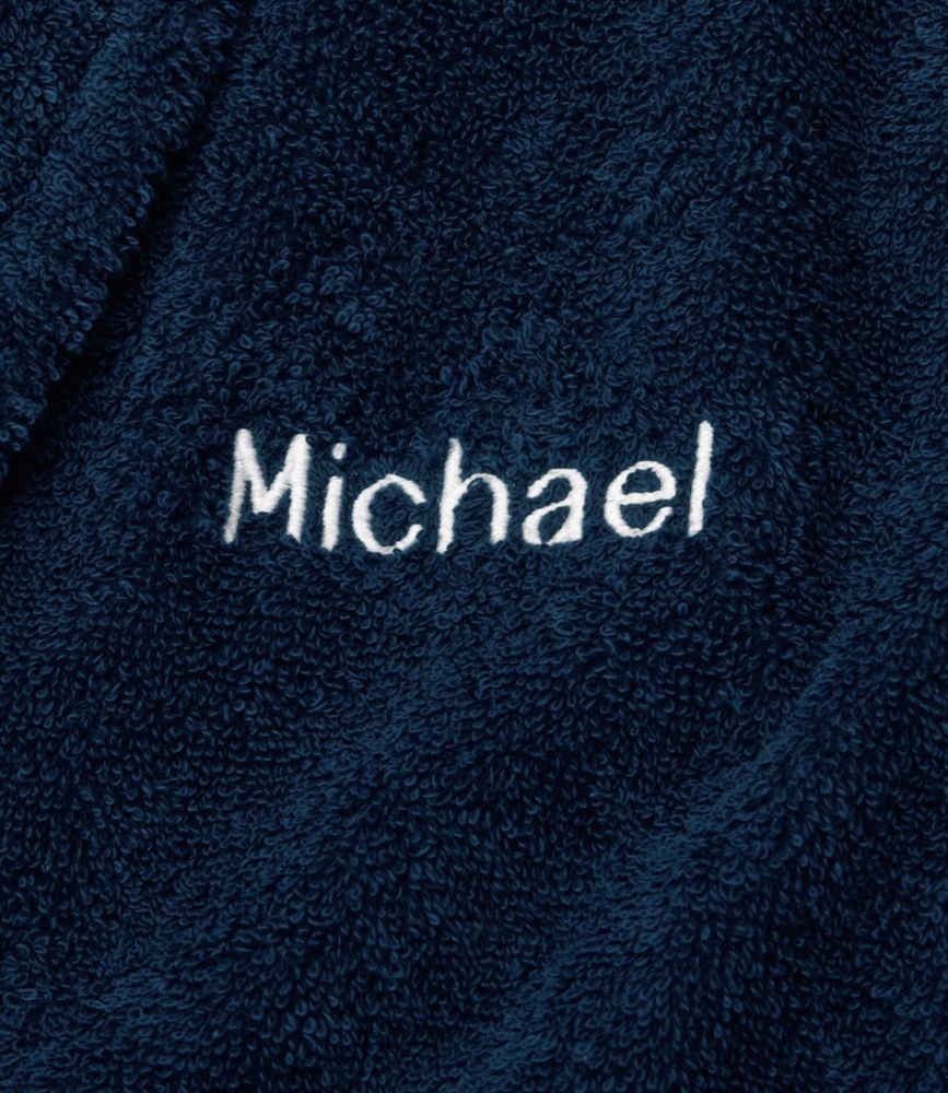 llbean terry robe