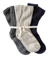 Adults' Merino Wool Ragg Socks Gift Set, 3-Pack at L.L. Bean