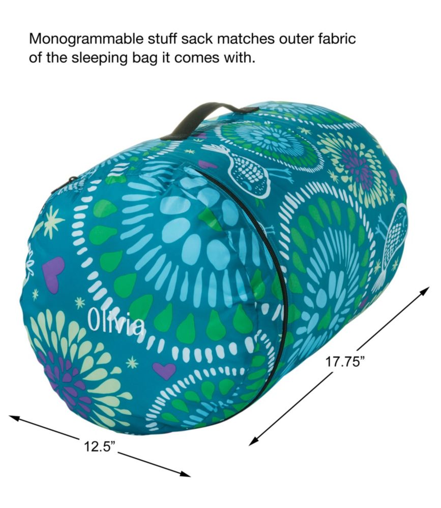 teal sleeping bag