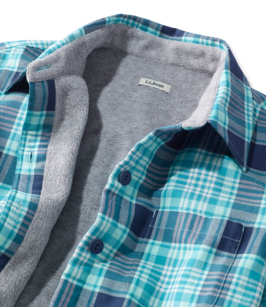 flannel shirts with fleece lining