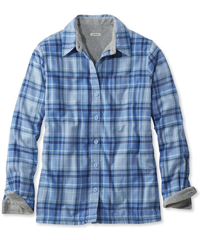 Women's Fleece-Lined Flannel Shirt | Free Shipping at L.L.Bean